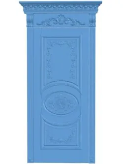 Door pattern T0006225 download free stl files 3d model for CNC wood carving