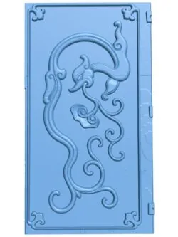 Door pattern T0006228 download free stl files 3d model for CNC wood carving