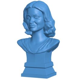 Marion Cotillard – Scandle B009853 file Obj or Stl free download 3D Model for CNC and 3d printer