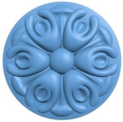 Round pattern T0006055 download free stl files 3d model for CNC wood carving