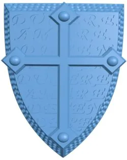 Shield T0006293 download free stl files 3d model for CNC wood carving