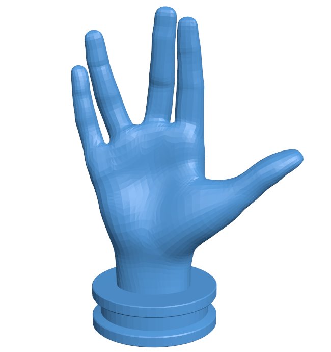 Spock Me B009813 file Obj or Stl free download 3D Model for CNC and 3d printer