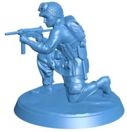 World War 2 soldiers B009916 file Obj or Stl free download 3D Model for CNC and 3d printer