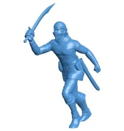 Bandit Male B010079 file Obj or Stl free download 3D Model for CNC and 3d printer