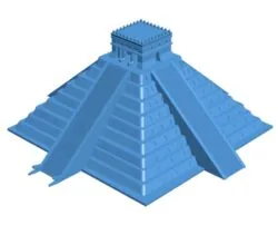 Chichen Itza – Mexico B010059 file Obj or Stl free download 3D Model for CNC and 3d printer