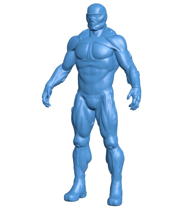 Crysis B010223 file Obj or Stl free download 3D Model for CNC and 3d printer