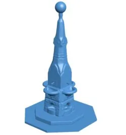 John Runtz Memorial Fountain at Clissold Park, London – scan B009968 file Obj or Stl free download 3D Model for CNC and 3d printer