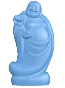 Laughing buddha T0007153 download free stl files 3d model for CNC wood carving