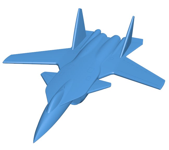 Plane su-47 B010115 file Obj or Stl free download 3D Model for CNC and 3d printer