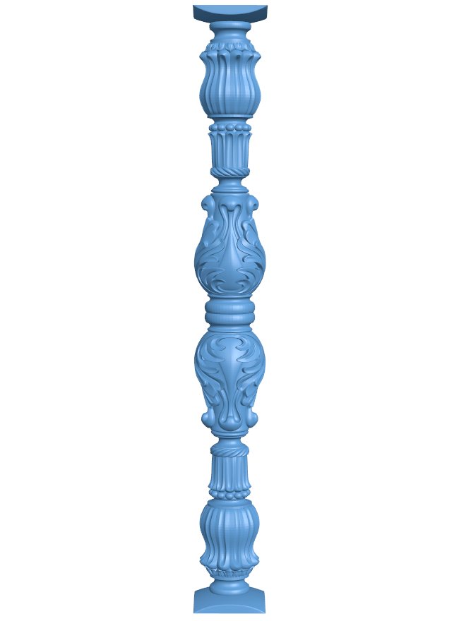 Column pattern T0007264 download free stl files 3d model for CNC wood carving