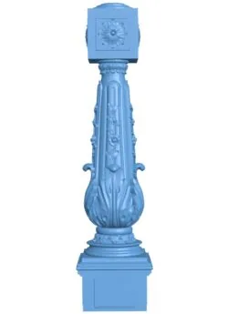 Column pattern T0007268 download free stl files 3d model for CNC wood carving