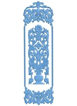 Door frame pattern T0007465 download free stl files 3d model for CNC wood carving