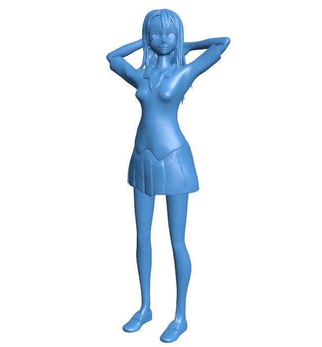 Hayase nagatoro ijiranaide B010400 file Obj or Stl free download 3D Model for CNC and 3d printer