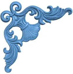 Pattern decor design T0007603 download free stl files 3d model for CNC wood carving