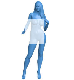 Women B010299 file Obj or Stl free download 3D Model for CNC and 3d printer