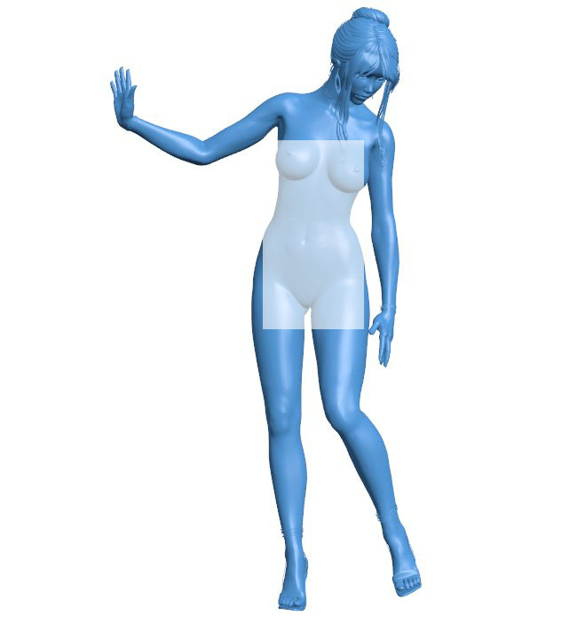 Women B010468 file Obj or Stl free download 3D Model for CNC and 3d printer