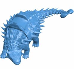 Ankylosaurus B010521 file Obj or Stl free download 3D Model for CNC and 3d printer