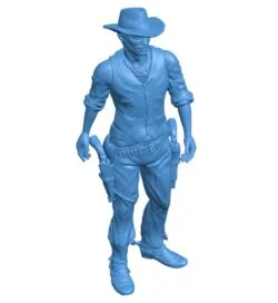 The cowboy B010648 3d model file for 3d printer