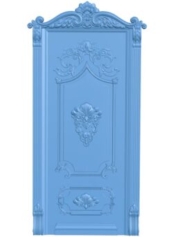 Door pattern T0008953 download free stl files 3d model for CNC wood carving