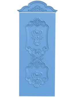 Door pattern T0008955 download free stl files 3d model for CNC wood carving