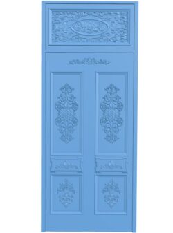 Door pattern T0008956 download free stl files 3d model for CNC wood carving