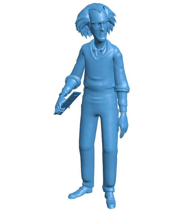 Emmett Brown B010710 3d model file for 3d printer