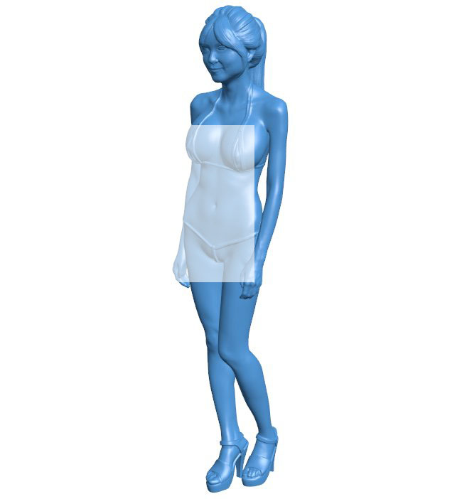 Women dance B010819 3d model file for 3d printer