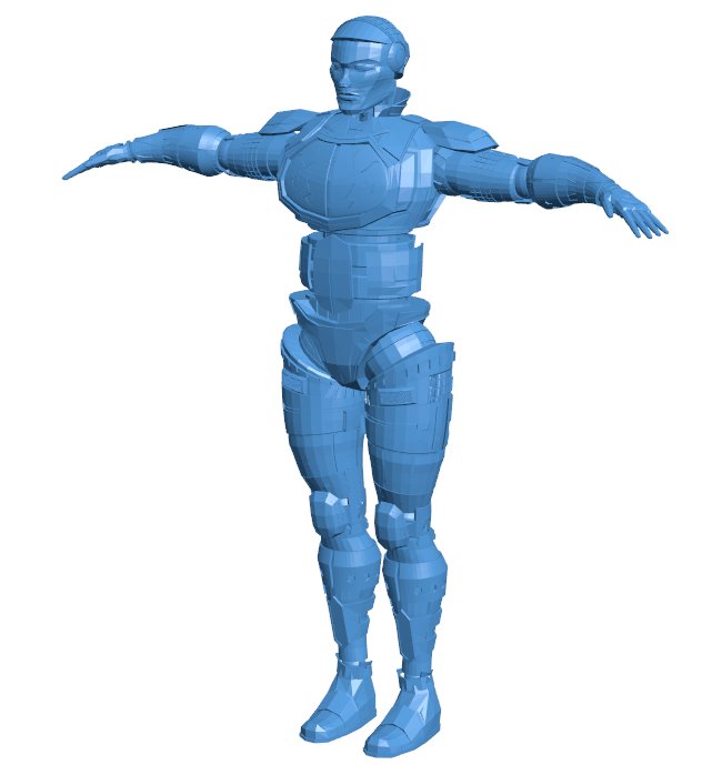 Android Man B010870 3d model file for 3d printer