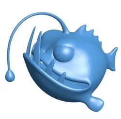 Angler fish B010974 3d model file for 3d printer