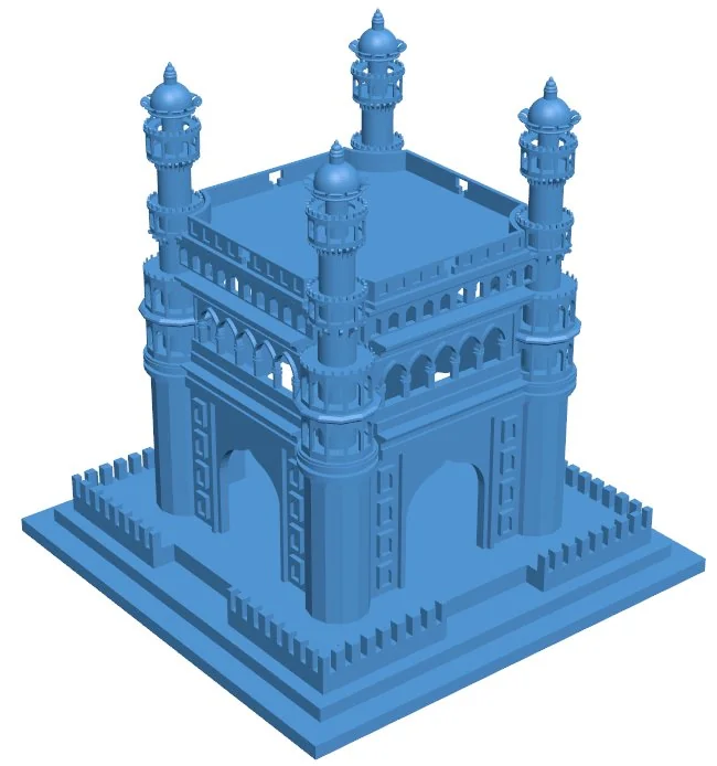 Charminar B011009 3d model file for 3d printer