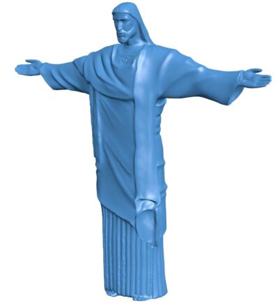 Christ the Redeemer in Rio de Janeiro, Brazil B010969 3d model file for 3d printer