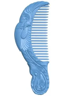 Comb T0009148 download free stl files 3d model for CNC wood carving