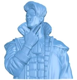 Gambit – Xmen T0009391 download free stl files 3d model for CNC wood carving