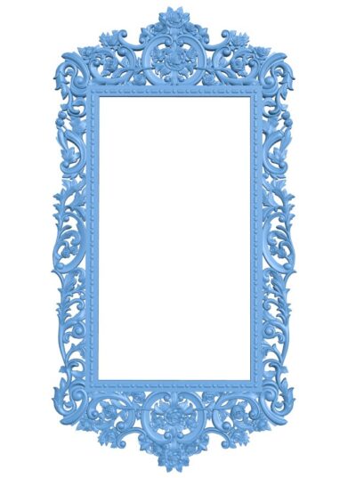 Picture frame or mirror T0009254 download free stl files 3d model for CNC wood carving