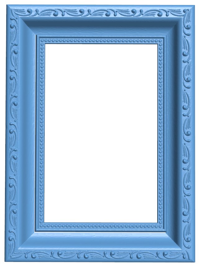 Picture frame or mirror T0009326 download free stl files 3d model for CNC wood carving