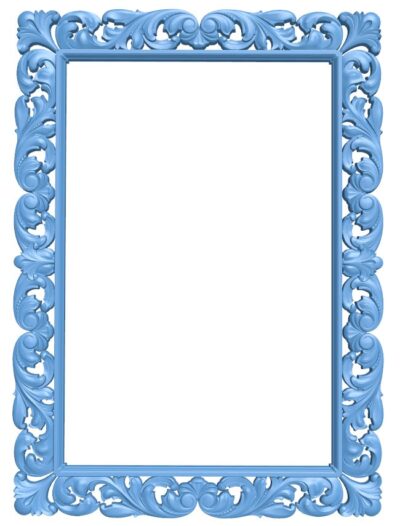 Picture frame or mirror T0009327 download free stl files 3d model for CNC wood carving