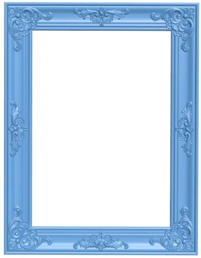 Picture frame or mirror T0009374 download free stl files 3d model for CNC wood carving