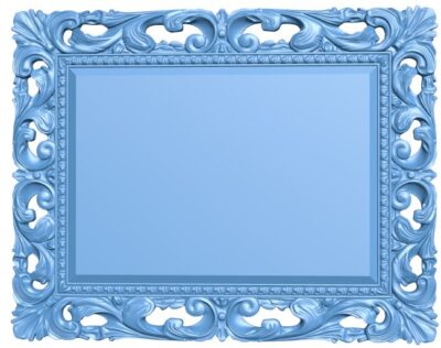 Picture frame or mirror T0009493 download free stl files 3d model for CNC wood carving