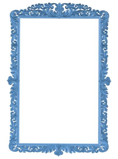 Picture frame or mirror T0009497 download free stl files 3d model for CNC wood carving
