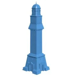 Qushla Clock Tower – Baghdad , Iraq B011091 3d model file for 3d printer