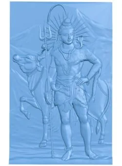 Shiva Shankar T0010017 download free stl files 3d model for CNC wood carving