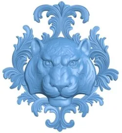 Tiger pattern T0009940 download free stl files 3d model for CNC wood carving