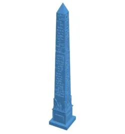 Cleopatra’s Needle at Embankment, London B0011353 3d model file for 3d printer