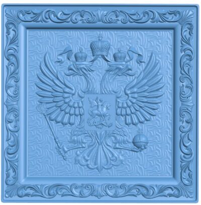 Coat of arms of Russia T0010264 download free stl files 3d model for CNC wood carving