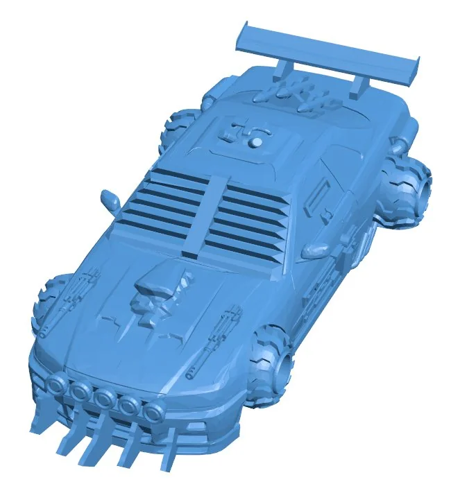 Combat car B0011500 3d model file for 3d printer