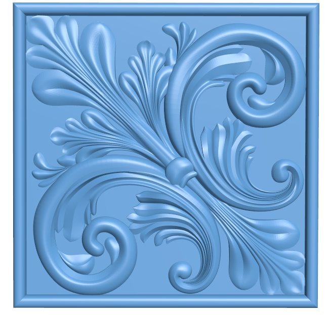 Door frame pattern T0010117 download free stl files 3d model for CNC wood carving