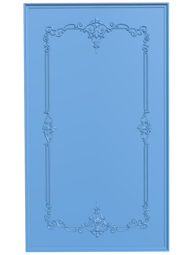 Door frame pattern T0010268 download free stl files 3d model for CNC wood carving