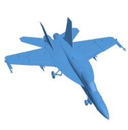 F-18 aircraft B0011373 3d model file for 3d printer