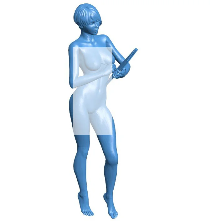 Female accountant B0011297 3d model file for 3d printer