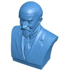 Georges Méliès Bust at the Père Lachaise Cemetery, Paris B0011289 3d model file for 3d printer